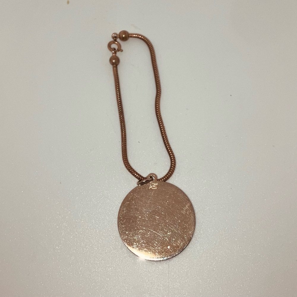 CORO Large Disc ID Vintage Bracelet